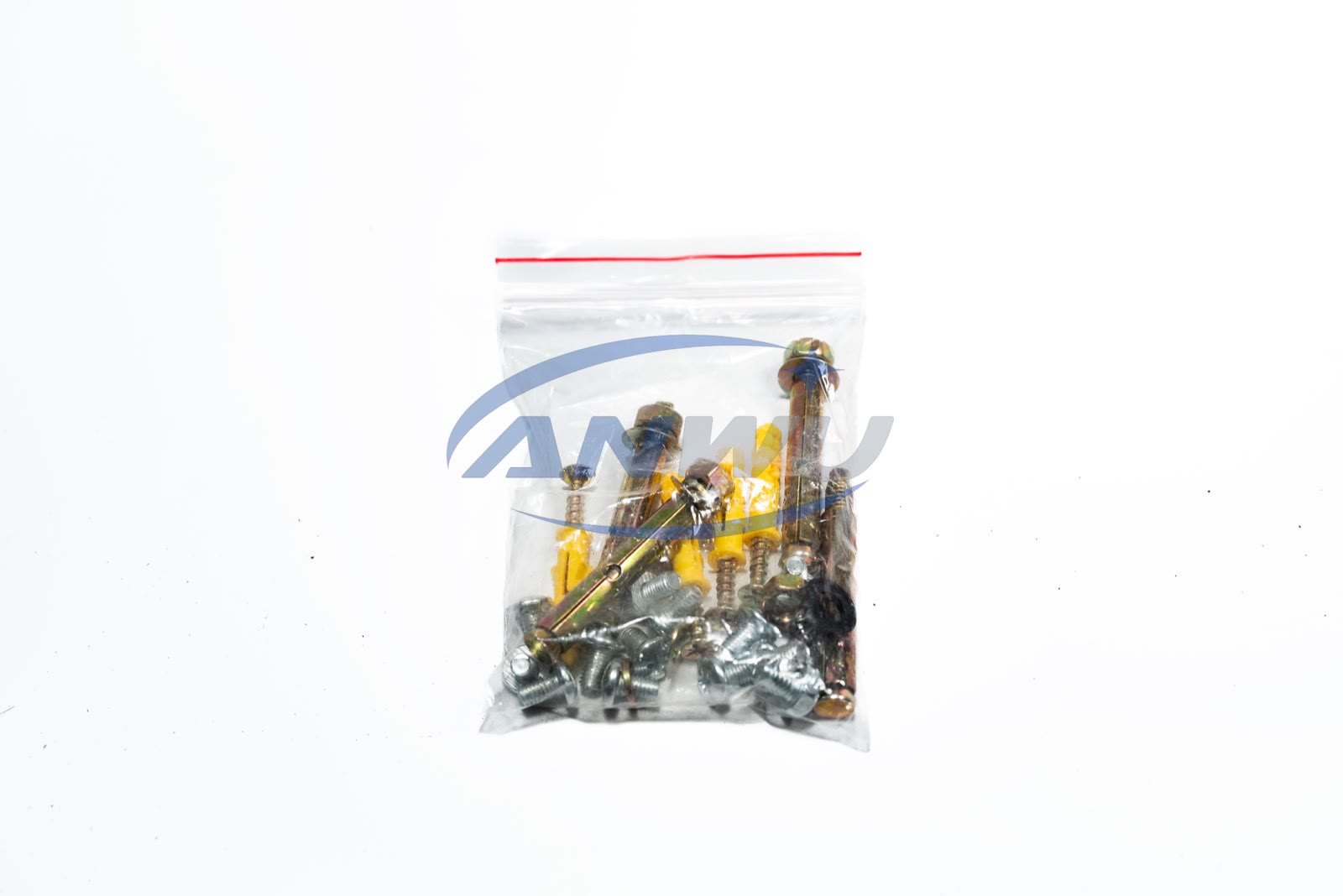 Mounting hardware screws anchors bag