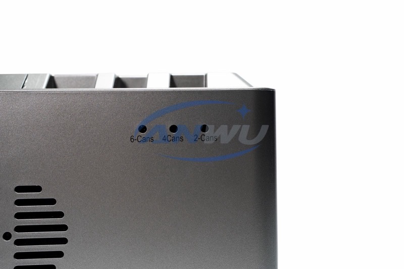 2, 4 and 6 cans mode indicator LEDs on the SF-6 Security Fog Machine