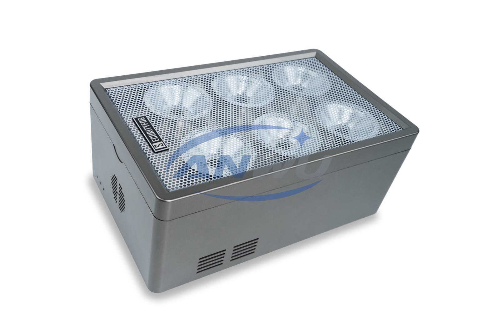 Sf 6 security fog machine graphite grey 3 4 perspective